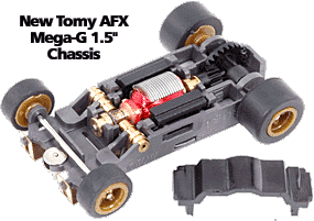 Brand New 1 Set Pick-up Shoes & Springs 1.7 Long Chassis Tomy AFX Mega G 